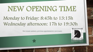 New opening time