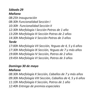 Horario