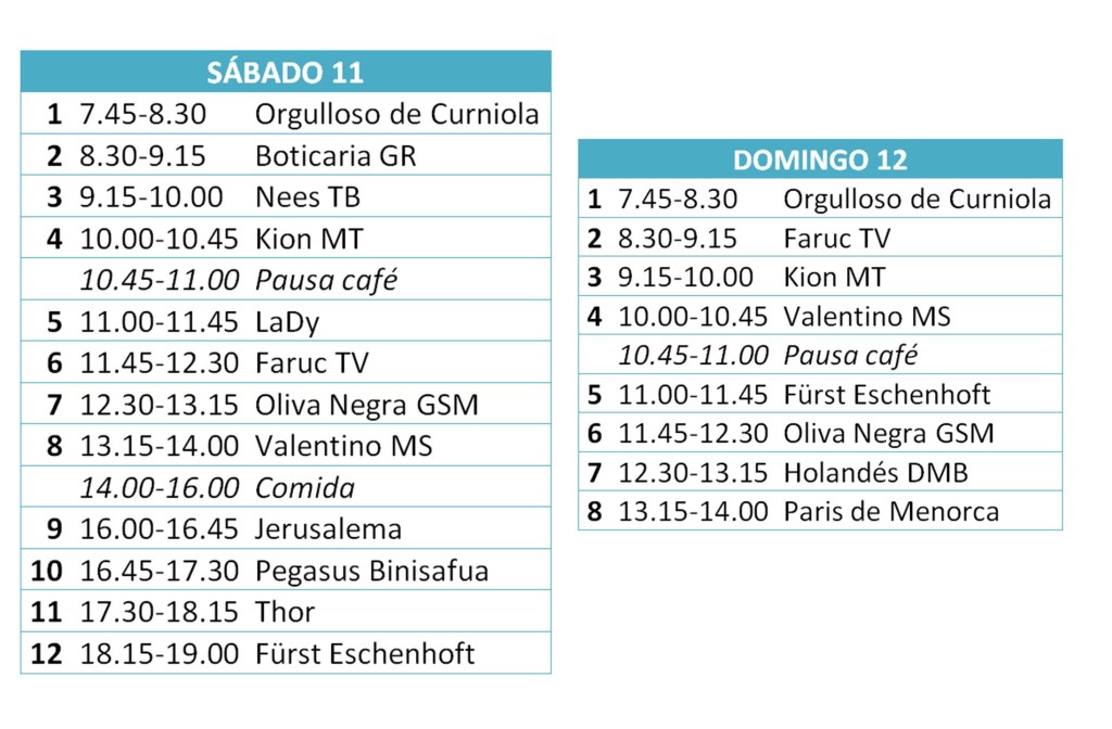Horario